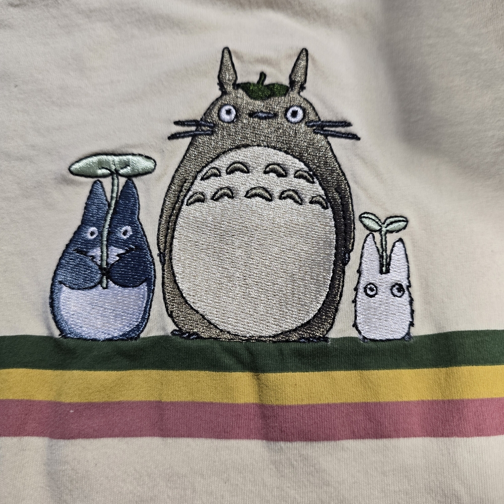 Cute Totoro Embroidered Tee